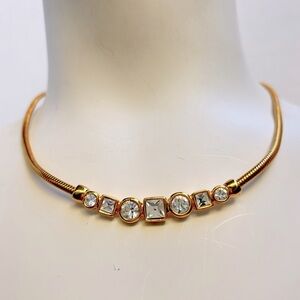 Golden Sparkle Necklace by Cookie Lee